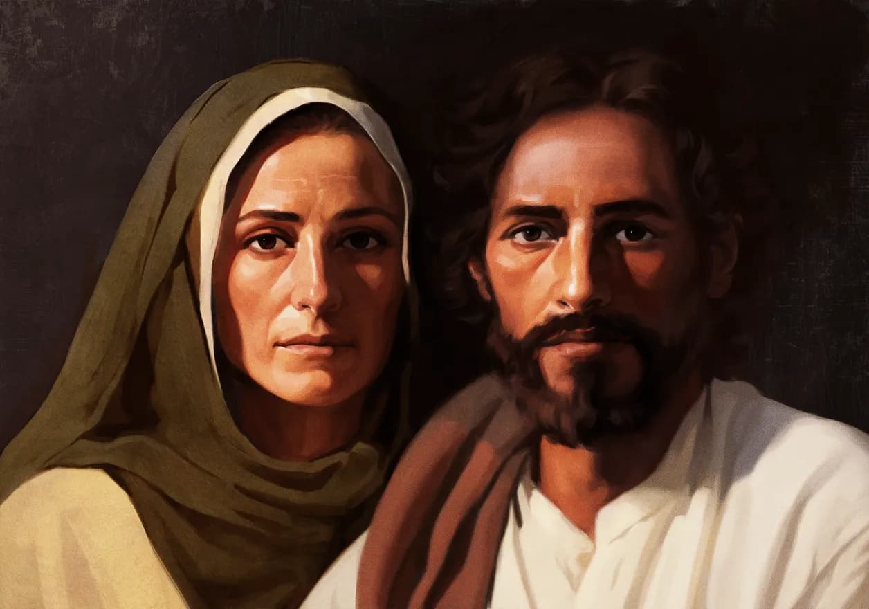 San Agustín y Santa Mónica