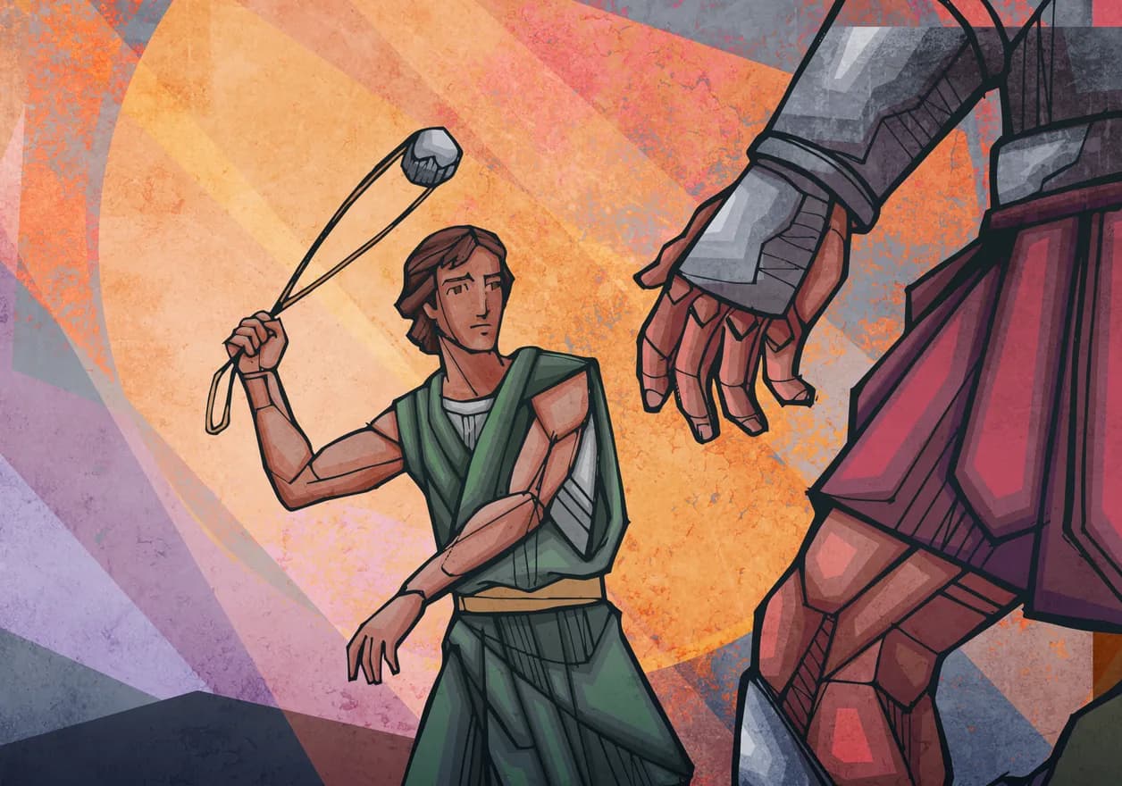 David and Goliath