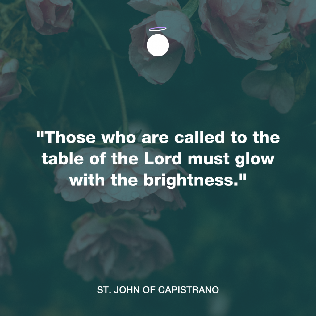 Hallow Daily Quote - Saint John of Capistrano