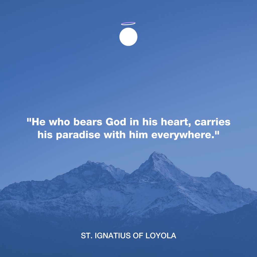 Hallow Daily Quote - Saint Ignatius of Loyola