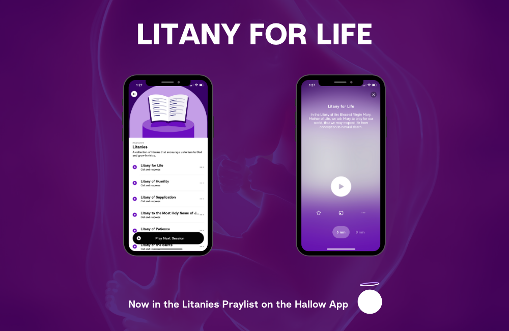 Hallow App Blog - Litany for Life