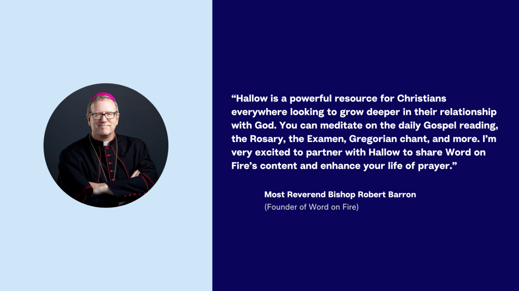 Hallow App - Bishop Barron