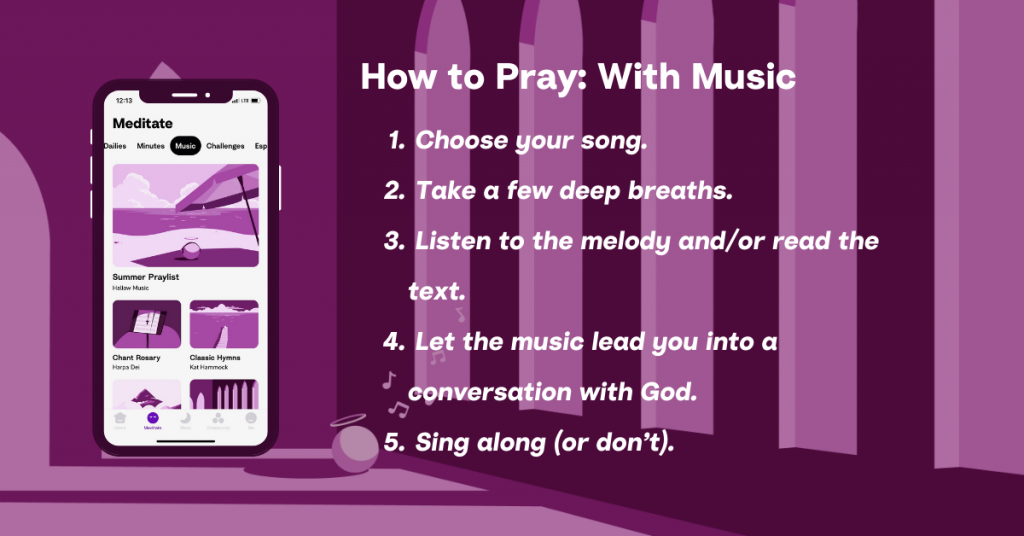 Hallow App - How to Pray With Music
