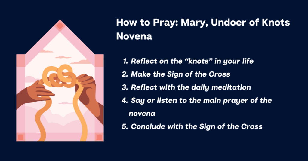 Hallow App - How to Pray Mary Undoer of Knots Novena
