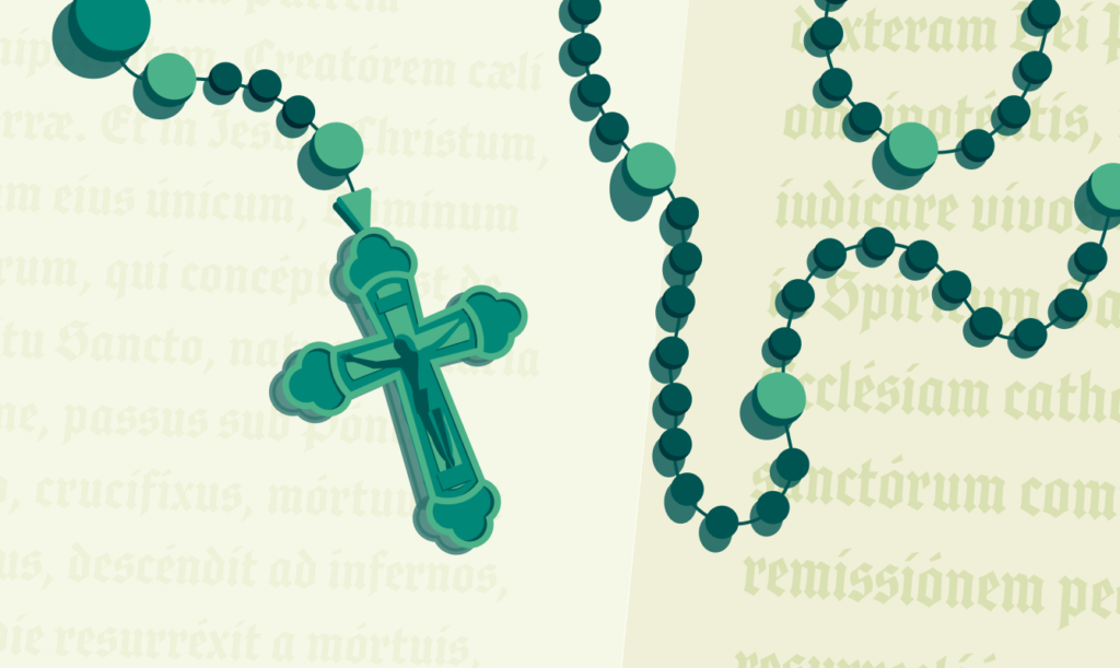 Rosary prayers deals in latin