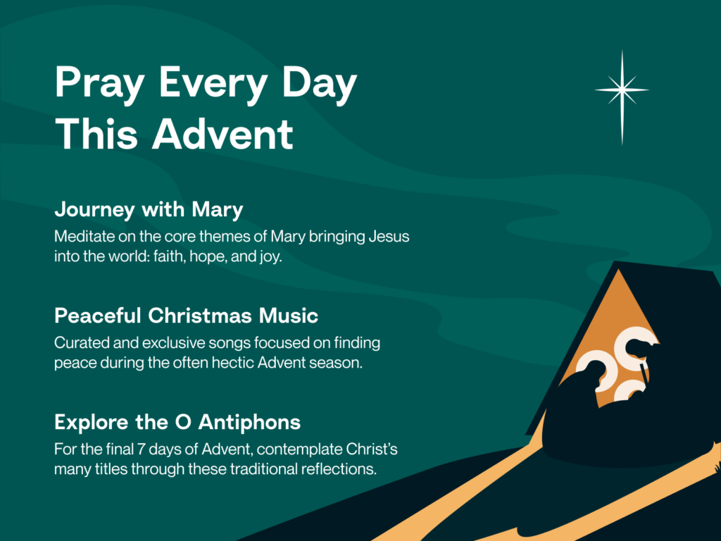 Pray Every Day during Advent with Hallow, #1 Catholic App