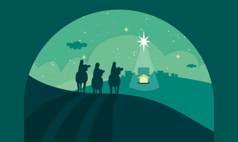 Christmas Prayer - Christmas Novena Illustration