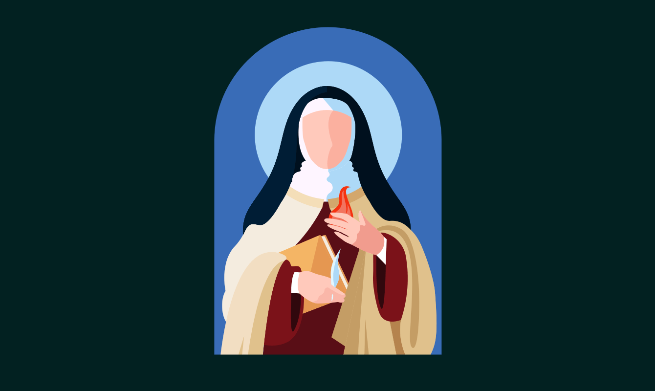 St. Teresa of Avila Illustration