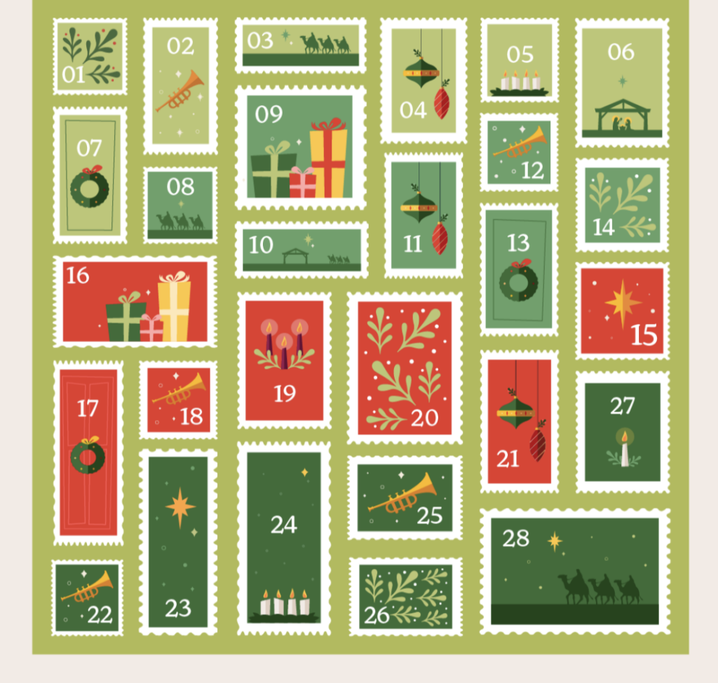 Colorful square image of Advent Calendar