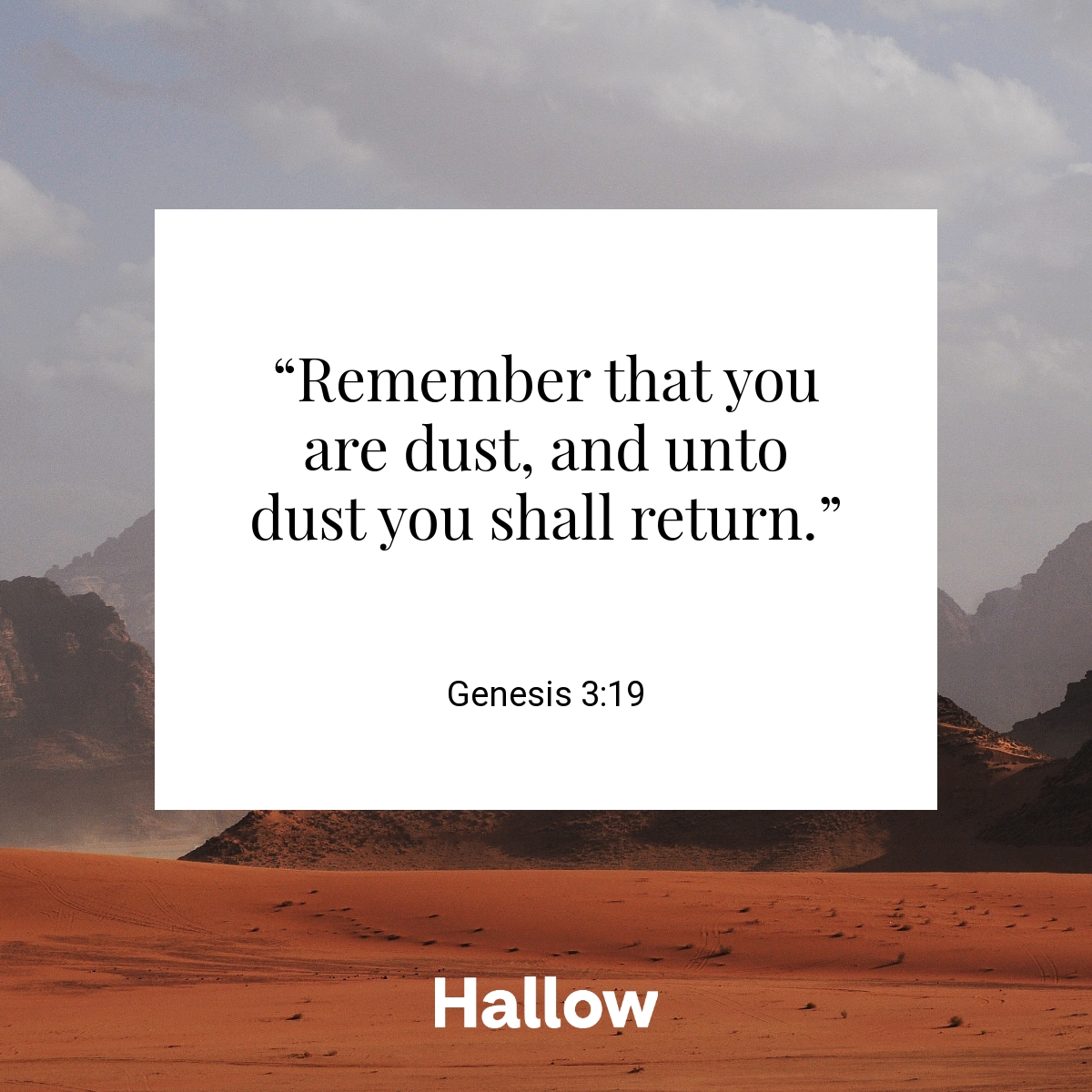 Genesis 3 19 Quote Hallow