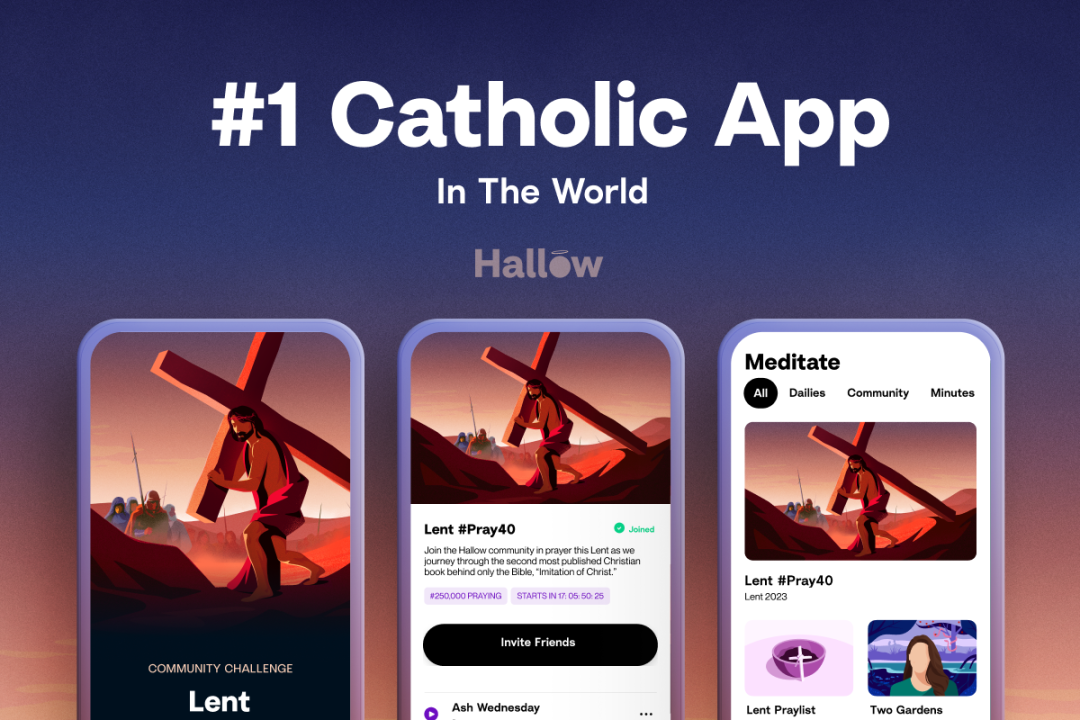 Catholic Answers Members with Hallow: #1 Catholic Prayer App