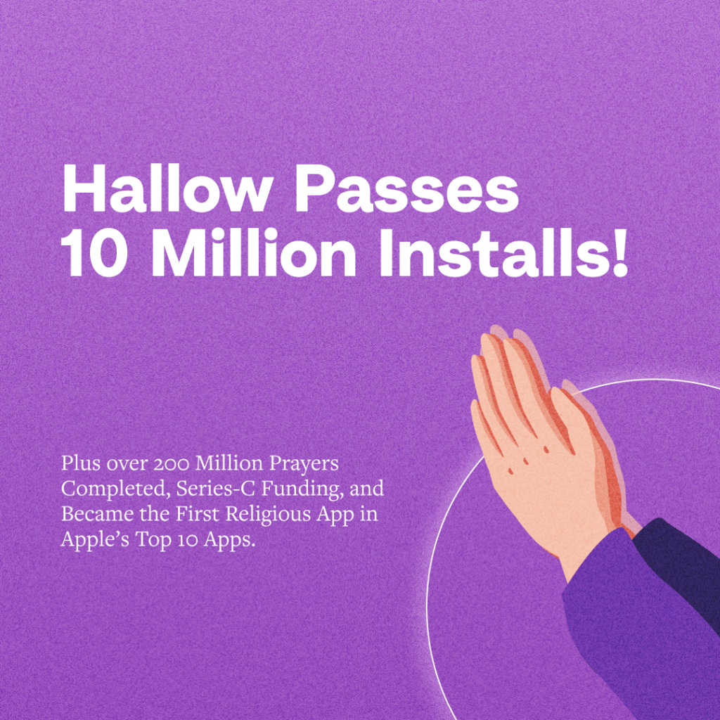Hallow passes 10 million installs