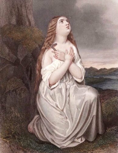 A portrait of Mary Magdalene