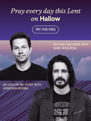 Mark Wahlberg on Hallow Prayer App this Lent